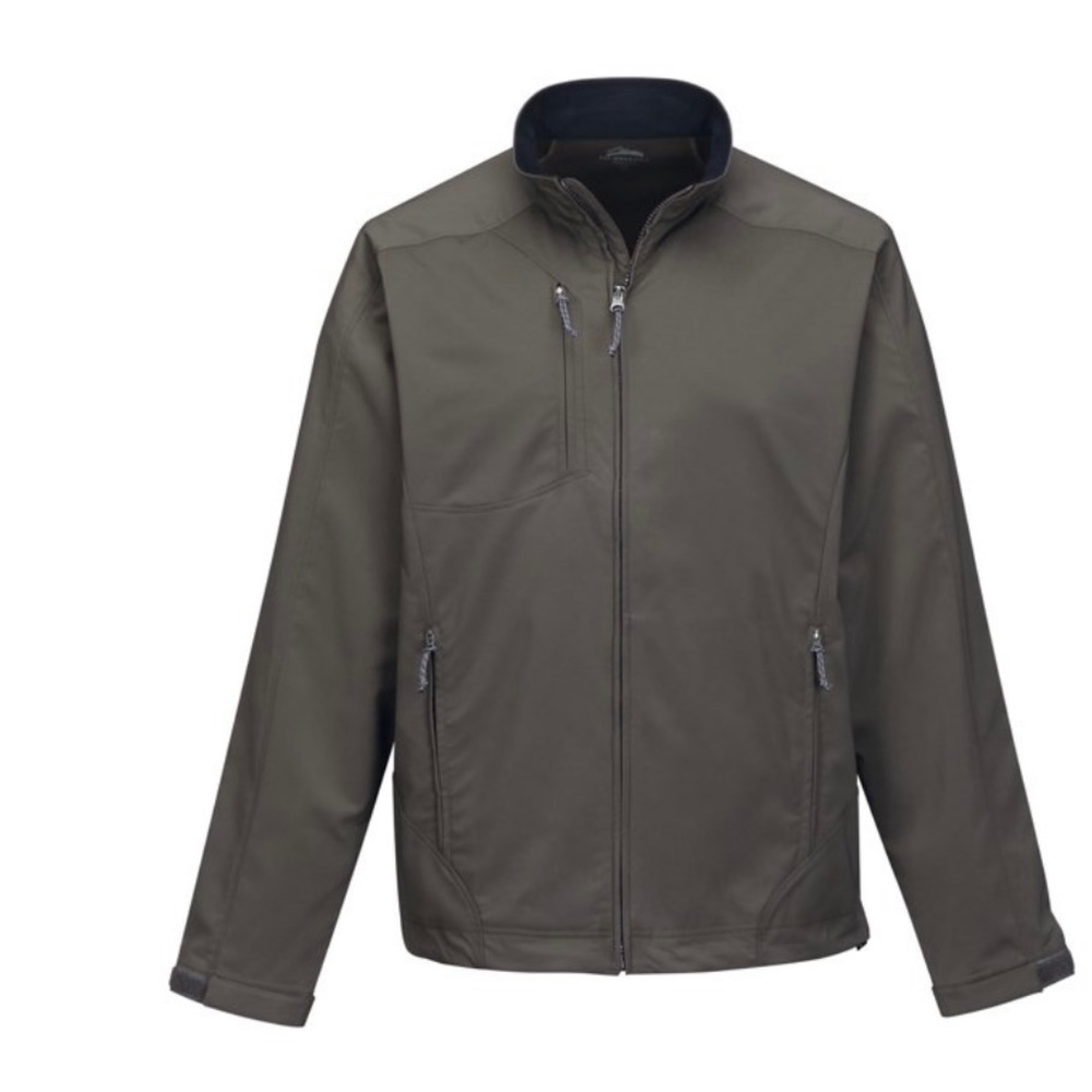 Tri-Mountain Bonnington J6205 dobby full zip jacket. Unisex. Chocolate in colour